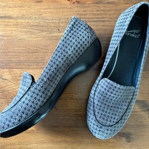 Dansko Gray and Black Loafers